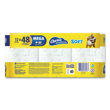 Charmin® Essentials Soft Bathroom Tissue, Septic Safe, 2-ply, White, 4 X 3.92, 352 Sheets-roll, 12-pack freeshipping - TVN Wholesale